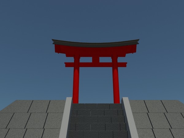 japanese torii gate fantasy max free - Japanese Torii Gate by TheMadAsylum